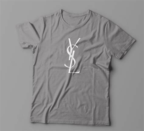 ysl logo shirt womens|ysl graphic tees.